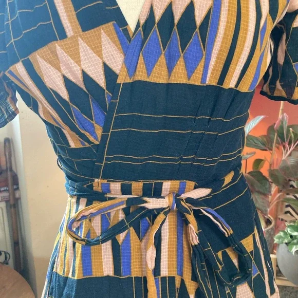 The Odells Multicolor maxi dress Anthropologie Small - Picture 5 of 11